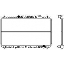 1460-0114 SAKURA  Automotive Радиатор, охлаждение двигателя