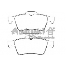 M075-35J ASHUKI Комплект тормозных колодок, дисковый тормоз