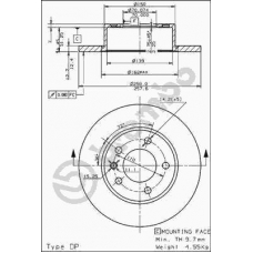 08.4926.10 BREMBO Тормозной диск