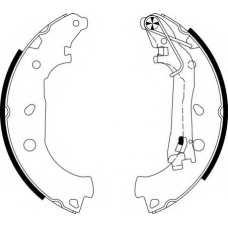 8DB 355 003-051 HELLA Комплект тормозных колодок