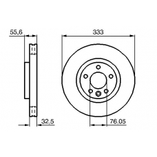 0 986 479 096 BOSCH Тормозной диск