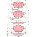 GTD1093 TRW Комплект тормозов, дисковый тормозной механизм