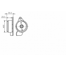 TKR 9112 TIMKEN Натяжной ролик, ремень грм