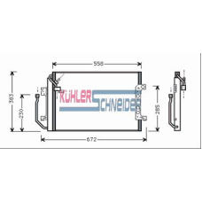 0324501 KUHLER SCHNEIDER Конденсатор, кондиционер