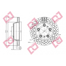 BD1786 DJ PARTS Тормозной диск