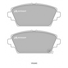 LVXL643 MOTAQUIP Комплект тормозных колодок, дисковый тормоз