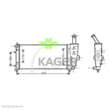 31-0450 KAGER Радиатор, охлаждение двигателя
