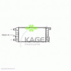 31-0397 KAGER Радиатор, охлаждение двигателя