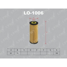 LO-1006 LYNX Фильтр масляный