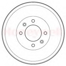 329150B BENDIX Тормозной барабан