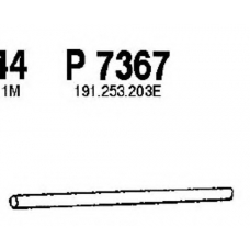 P7367 FENNO Труба выхлопного газа