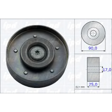 15-3831 IPD Паразитный / ведущий ролик, поликлиновой ремень