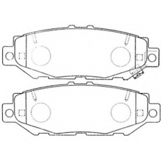 FP0572 FIT Комплект тормозных колодок, дисковый тормоз