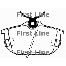 FBP3105 FIRST LINE Комплект тормозных колодок, дисковый тормоз