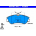 13.0460-2862.2 ATE Комплект тормозных колодок, дисковый тормоз