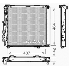 DRM17053 DENSO Радиатор, охлаждение двигателя