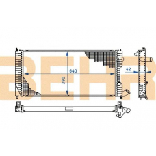 2108648 BEHR Radiator