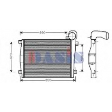 137110N AKS DASIS Интеркулер