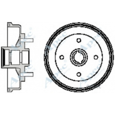 DRM9141 APEC Тормозной барабан