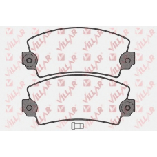626.0117 VILLAR Комплект тормозных колодок, дисковый тормоз