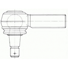 19681 01 LEMFORDER Наконечник поперечной рулевой тяги