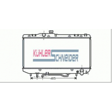 3215601 KUHLER SCHNEIDER Радиатор, охлаждение двигател