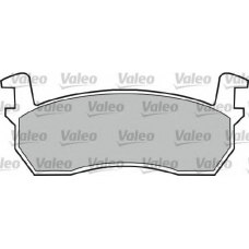 540560 VALEO Комплект тормозных колодок, дисковый тормоз