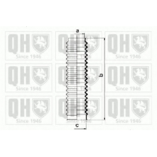 QG1338 QUINTON HAZELL Комплект пылника, рулевое управление