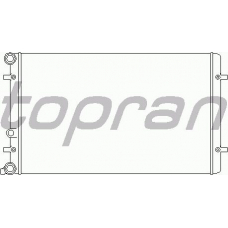 110 177 TOPRAN Радиатор, охлаждение двигателя