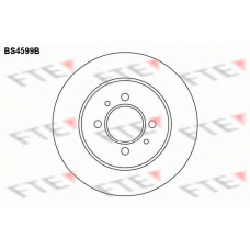 BS4599B FTE Тормозной диск