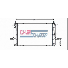 1812001 KUHLER SCHNEIDER Радиатор, охлаждение двигател