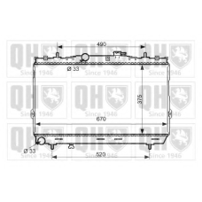 QER2199 QUINTON HAZELL Радиатор, охлаждение двигателя
