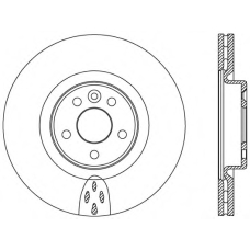 BDR2456.20 OPEN PARTS Тормозной диск