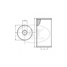 SC 7009 SCT Топливный фильтр