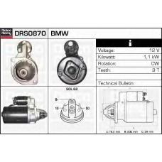 DRS0870 DELCO REMY Стартер