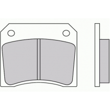 12-0005 E.T.F. Комплект тормозных колодок, дисковый тормоз