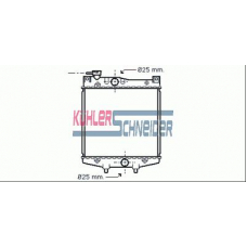 2601401 KUHLER SCHNEIDER Радиатор, охлаждение двигател