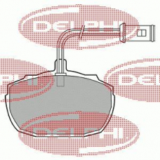 LP426 DELPHI Комплект тормозных колодок, дисковый тормоз