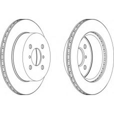 DDF1287 FERODO Тормозной диск