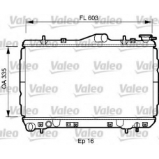 734587 VALEO Радиатор, охлаждение двигателя
