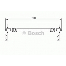 1 987 476 587 BOSCH Тормозной шланг