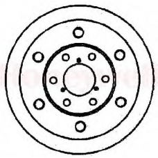 561127B BENDIX Тормозной диск
