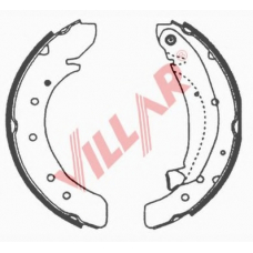 629.0626 VILLAR Комплект тормозных колодок
