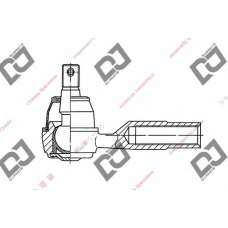 DE1267 DJ PARTS Наконечник поперечной рулевой тяги