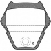 BPA0752.22 OPEN PARTS Комплект тормозных колодок, дисковый тормоз