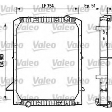 730965 VALEO Радиатор, охлаждение двигателя