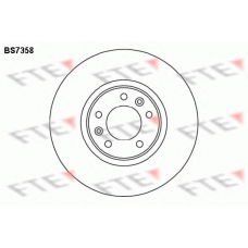 BS7358 FTE Тормозной диск