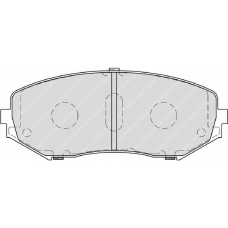 FSL4060 FERODO Комплект тормозных колодок, дисковый тормоз
