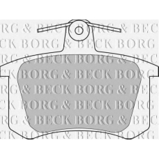 BBP1628 BORG & BECK Комплект тормозных колодок, дисковый тормоз