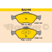 BA2199 BARUM Комплект тормозных колодок, дисковый тормоз